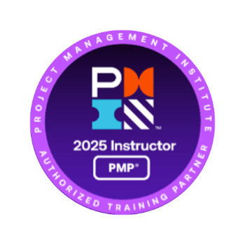 PMI 2025 PMP Instructor badge.