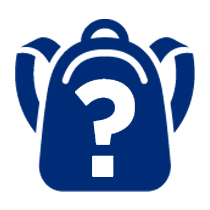 Drawing of an unattended backpack