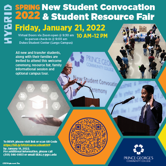 PGCC 2022 Hybrid Convocation Spring Flyer