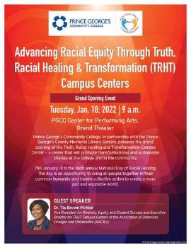 Truth, Racial Healing and Transformation (TRHT) Campus Center Grand Opening Evening