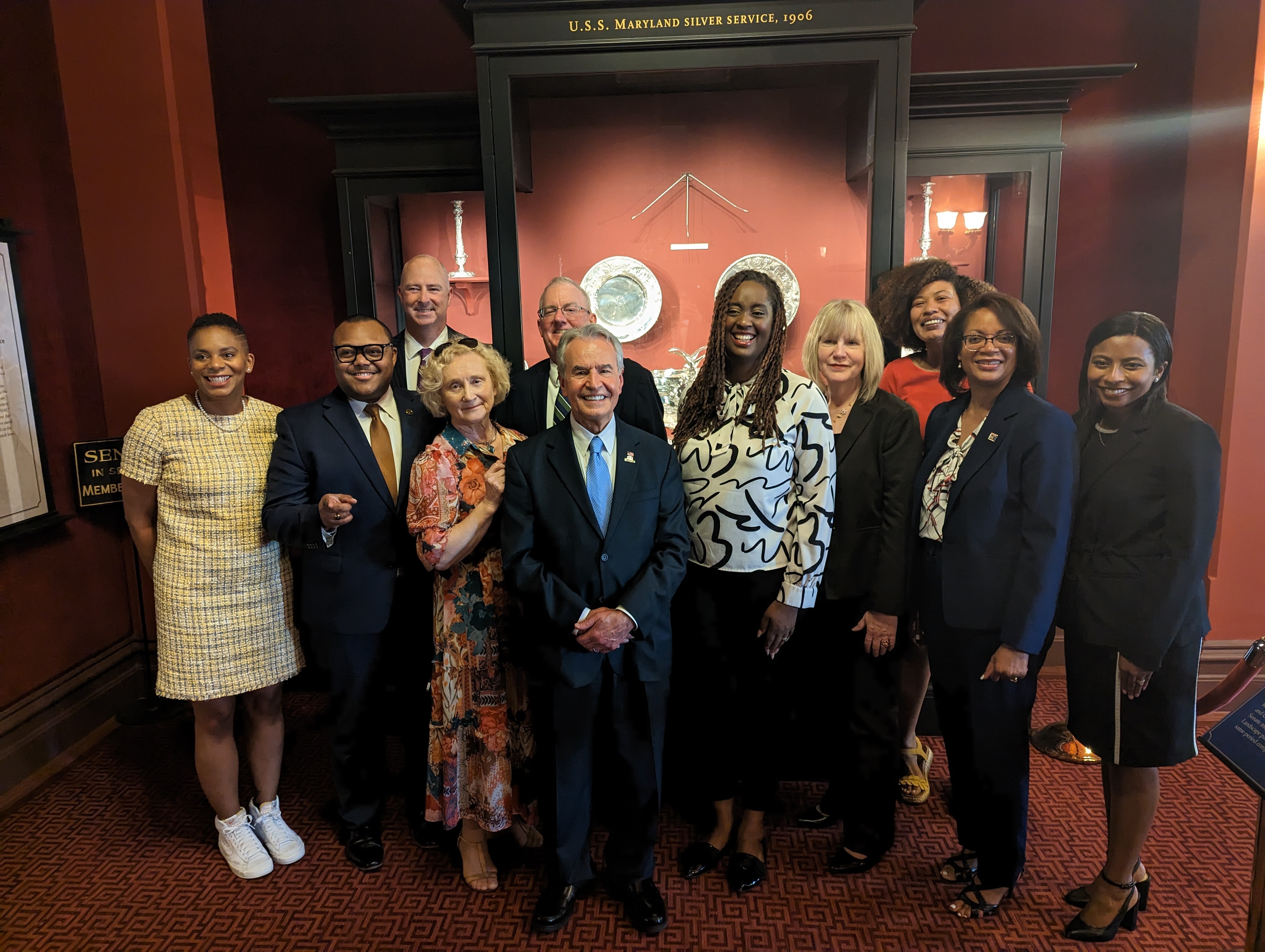 This image is from the bill signing of House Bill 923- Higher Education - Appointment of Secretary and Student Financial Assistance - Accommodations at Public Institutions for Religious Beliefs on Tuesday, May 16, 2023.