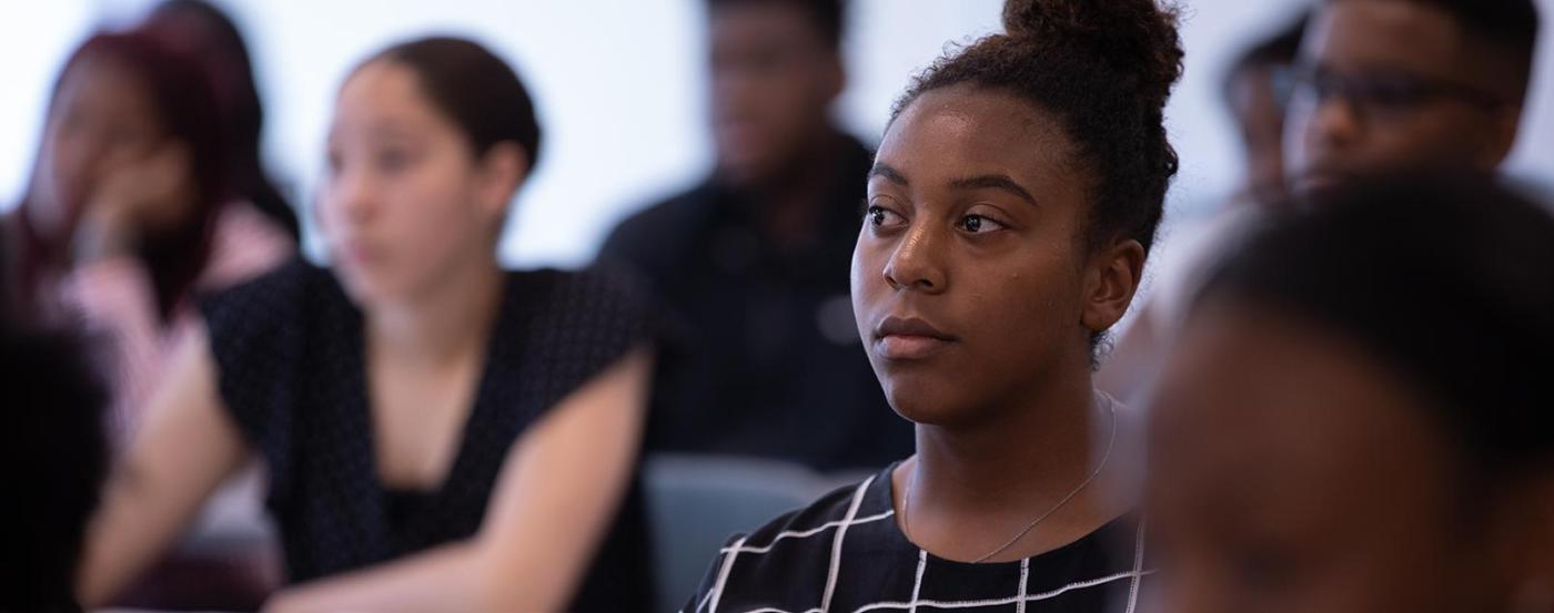 PGCC Students Paying Attention in Classroom
