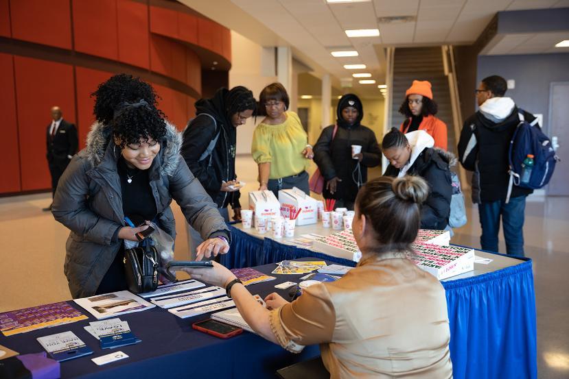 Giving Tuesday campaign tabling in CPA