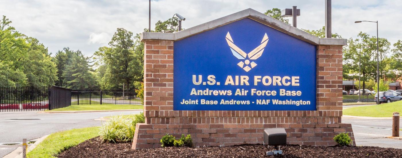 Joint Base Andrews Entrance