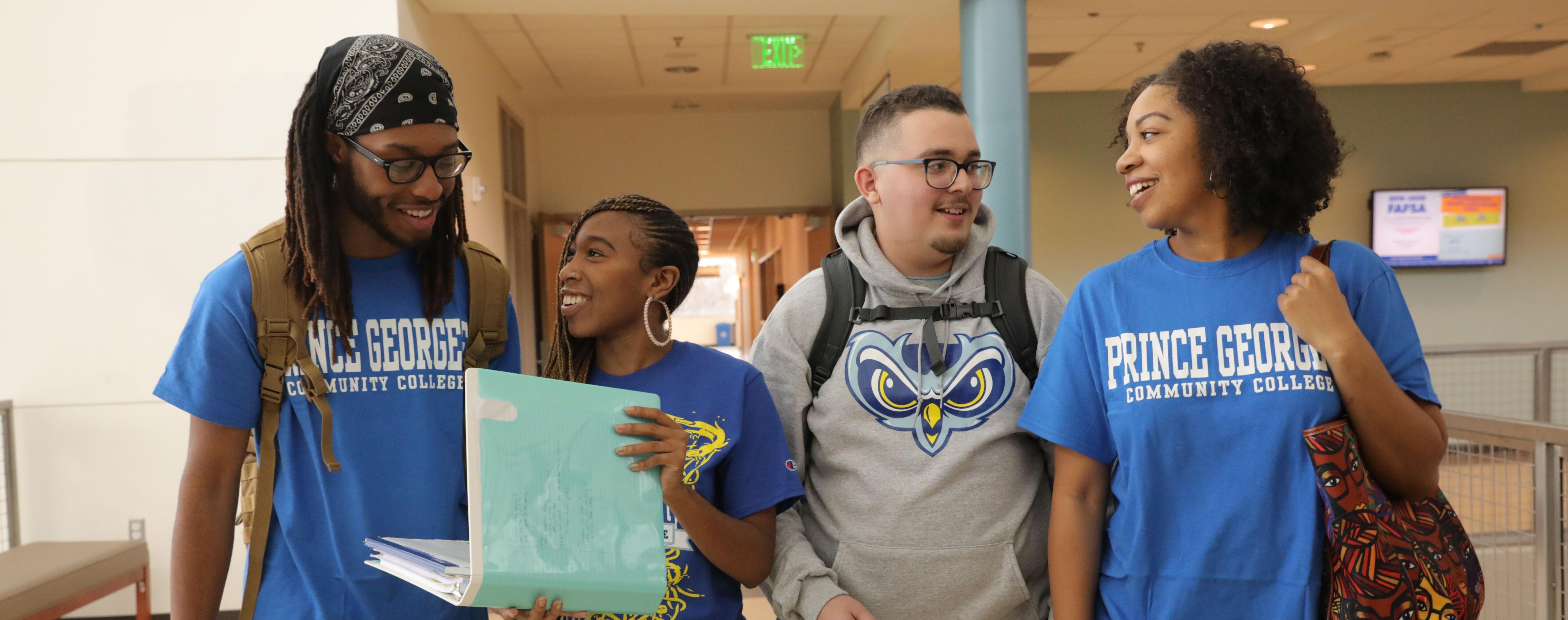 PGCC Students on Campus
