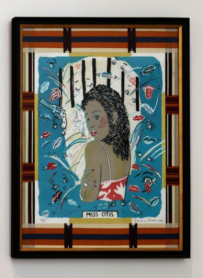 Emma Amos-Miss Otis-Lithograph